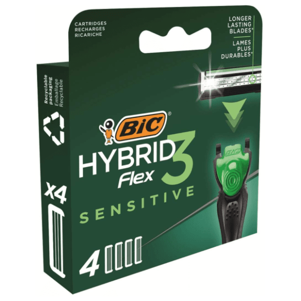 Brijač BIC Frex3 sensitive hybrid patrone 4kom 0