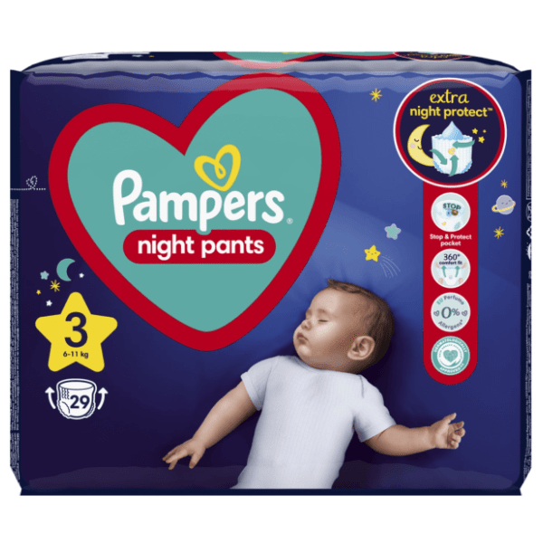 PAMPERS Night Pants VP 3 29kom 0