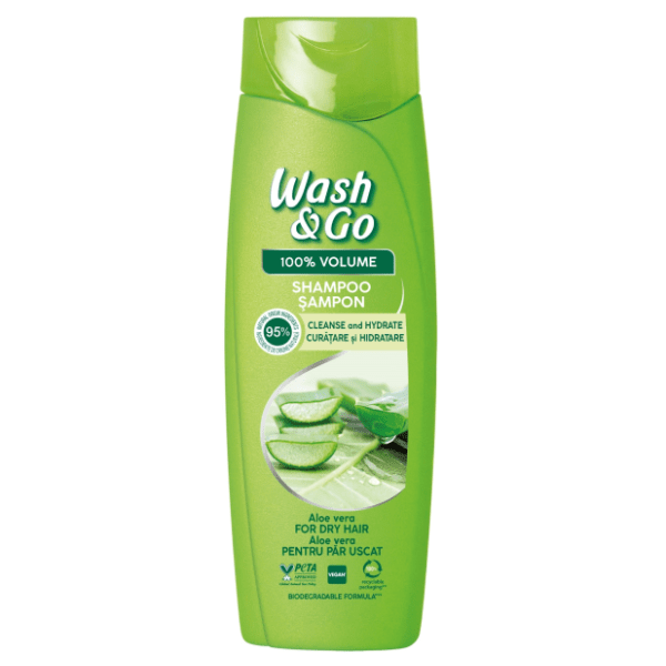 Šampon WASH&GO aloe vera 180ml 0