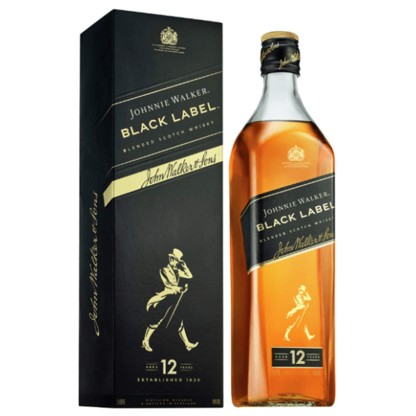 Viski JOHNNIE WALKER Black label kutija 1l 0