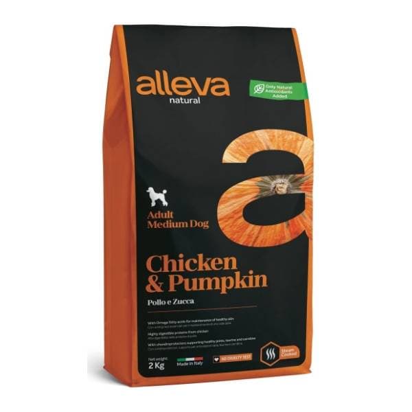ALLEVA Natural hrana za pse piletina i bundeva 2kg 0