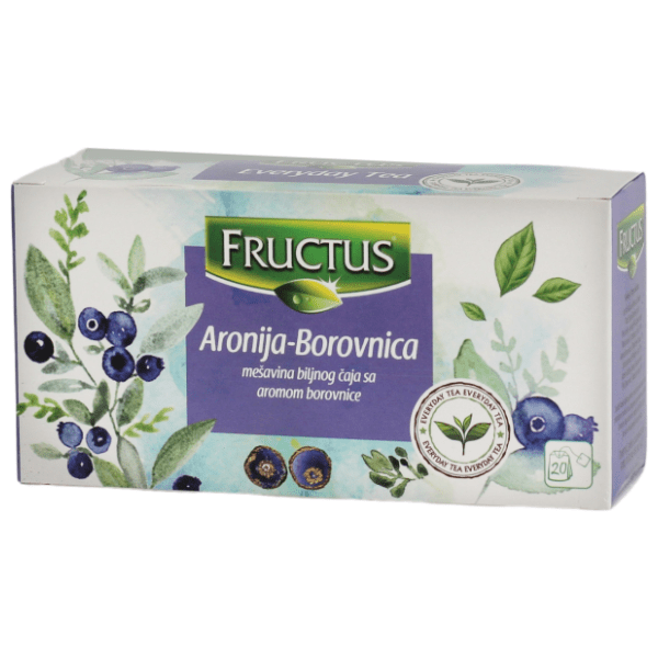 FRUCTUS čaj aronija borovnica 50g 0