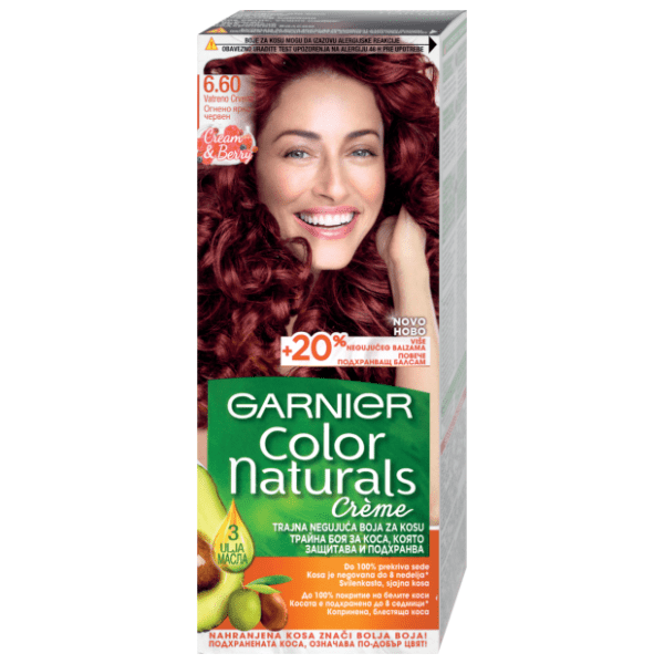 GARNIER Color Naturals farba za kosu 6.60 fiery red 0
