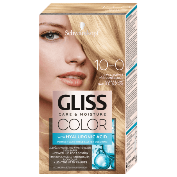 GLISS Care & Moisture farba za kosu 10.0 light blonde 0