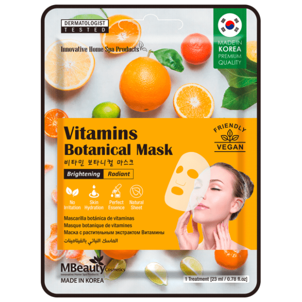 MBEAUTY Botanical Vitamins maska za lice 23ml 0