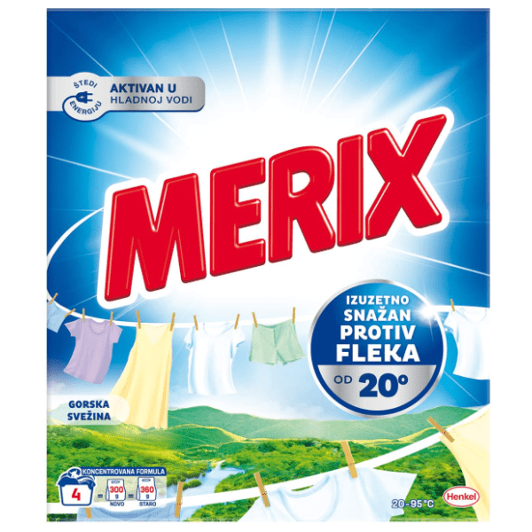 MERIX gorska svežina 4 pranja (300g) 0