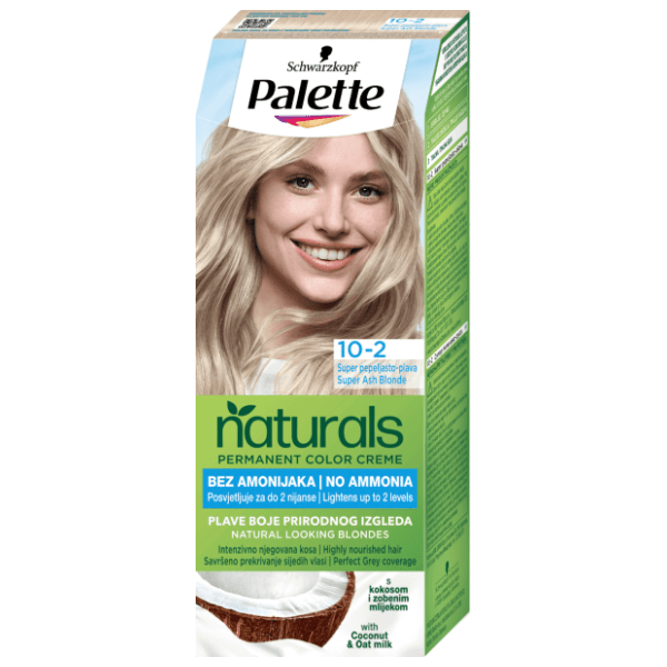 PALETTE Naturals farba za kosu 10.2 ash blonde 0