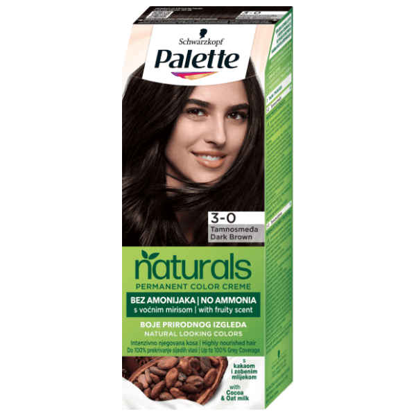 PALETTE Naturals farba za kosu 3.0 dark brown 0
