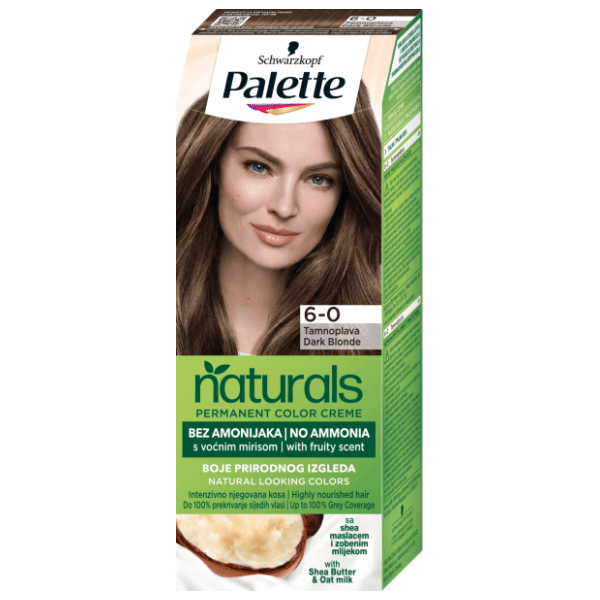 PALETTE Naturals farba za kosu 6.0 dark blonde 0