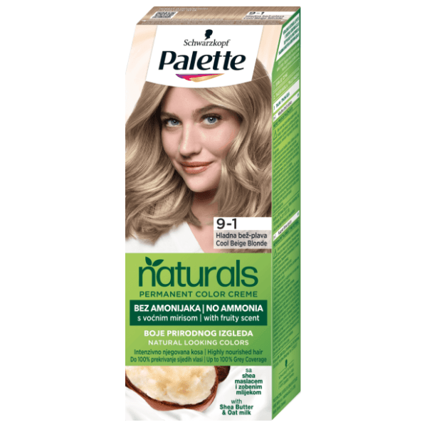 PALETTE Naturals farba za kosu 9.1 blonde 0