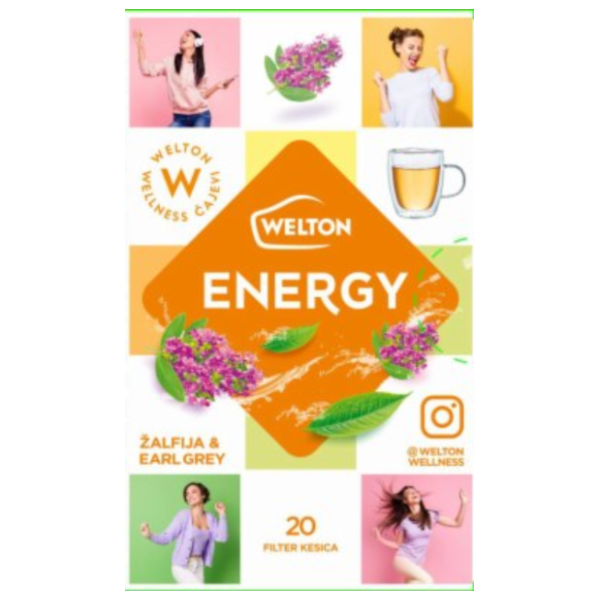 Čaj energy WELTON 24g 0