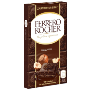 Crna čokolada  sa lešnikom FERERRO ROCHER 90g slide slika