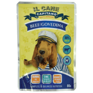 IL CANE CAPITANO hrana za pse govedina 80g slide slika