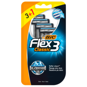 Brijač BIC flex3 classic blister 3+1 gratis slide slika