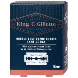 Brijač GILLETTE king C double edge razor patrone 10kom slide slika