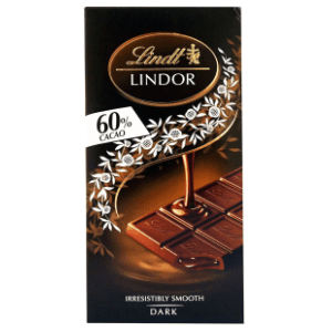 Crna čokolada LINDT Lindor dark 60% 100g slide slika