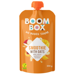 BOOM BOX smoothie jabuka breskva mango 200g slide slika