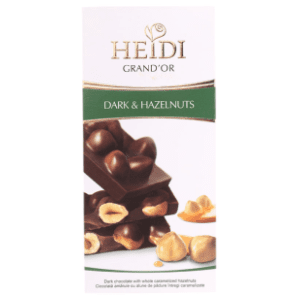Čokolada HEIDI dark & hazelnuts 100g slide slika