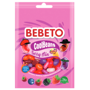 Gumene bombone BEBETO cool beans berry mix 60g slide slika