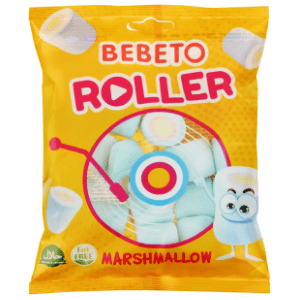 Gumene bombone BEBETO marshmallow roller 60g slide slika