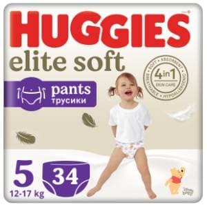 HUGGIES Pants pelene Elite Soft 5 34kom slide slika