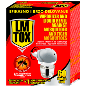 LMX aparat i tečnost protiv insekata 60 noći 45ml slide slika