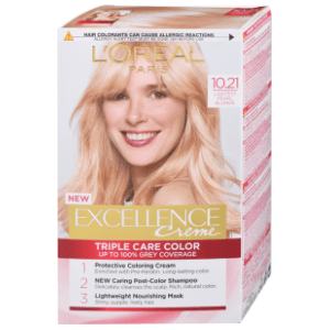 L'OREAL Excellence farba za kosu 10.21 lightest pearl blonde slide slika