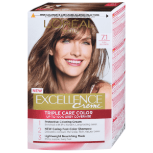 L'OREAL Excellence farba za kosu 7.1 ash blonde slide slika