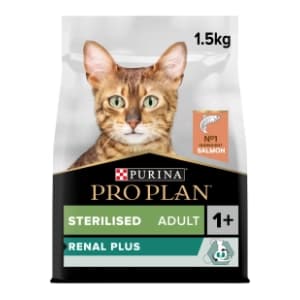 PURINA Pro Plan cat adult sterilised renal losos 1,5kg slide slika