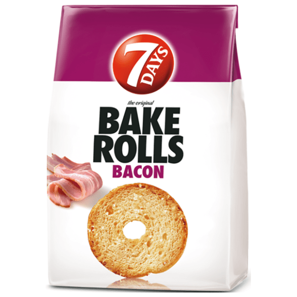 7 DAYS Bake rolls bacon 150g 0
