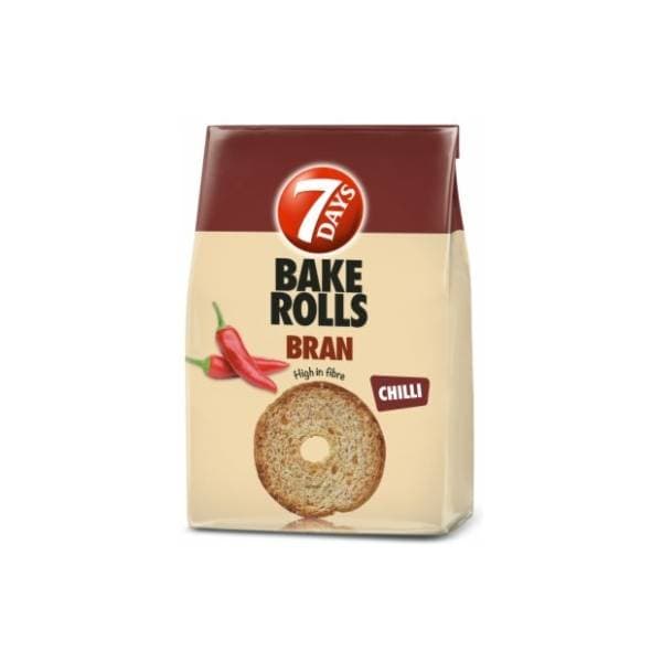 7 DAYS Bake rolls Bran chilli 160g 0