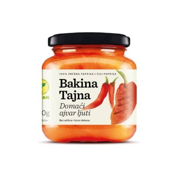 Ajvar BAKINA TAJNA ljuti 550g 0