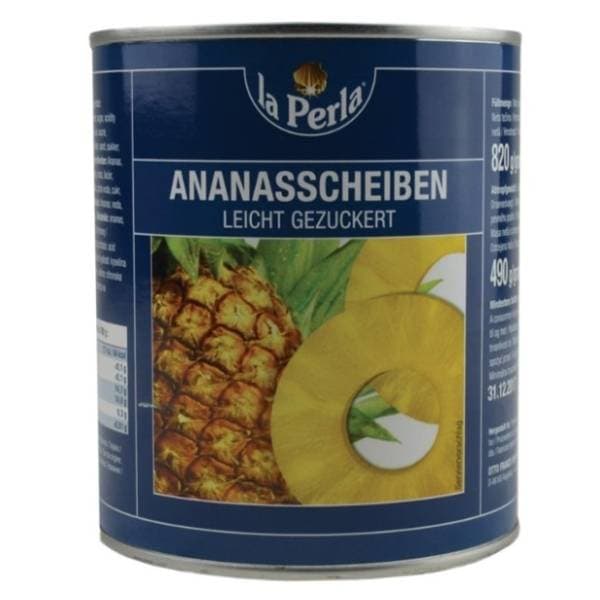 Ananas LA PERLA kolut 565g 0