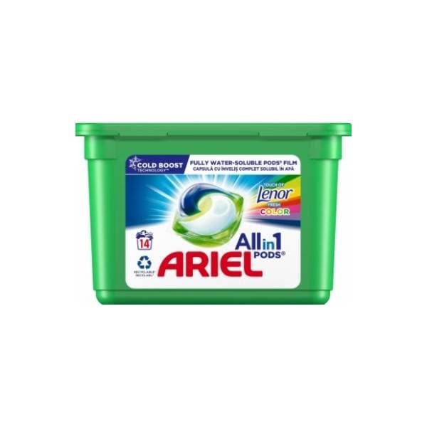 ARIEL PODS touch of lenor 14kom 0