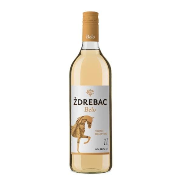 Belo vino ČOKA Ždrebac belo 1l 0