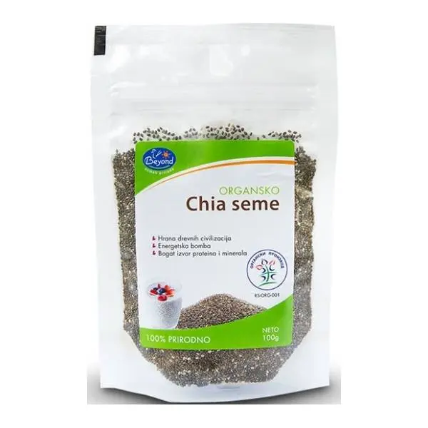 BEYOND organsko chia seme 100g 0