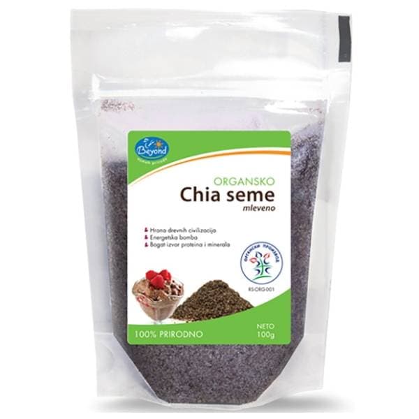 BEYOND organsko chia seme mleveno 100g 0