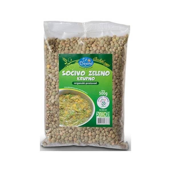BEYOND sočivo zeleno krupno 500g 0