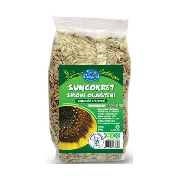 Suncokret BEYOND sirovi oljušteni 500g 0