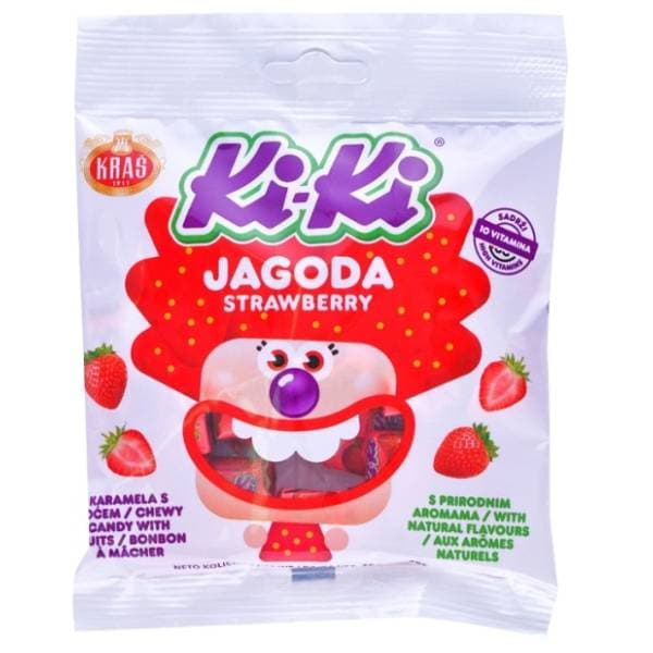 Bombone KRAŠ Kiki jagoda 100g 0