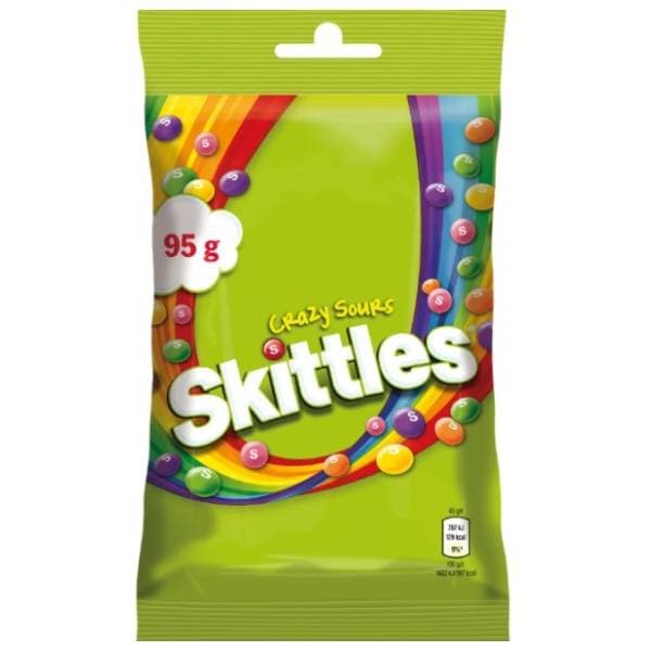 Bombone SKITTLES Sour 95g 0