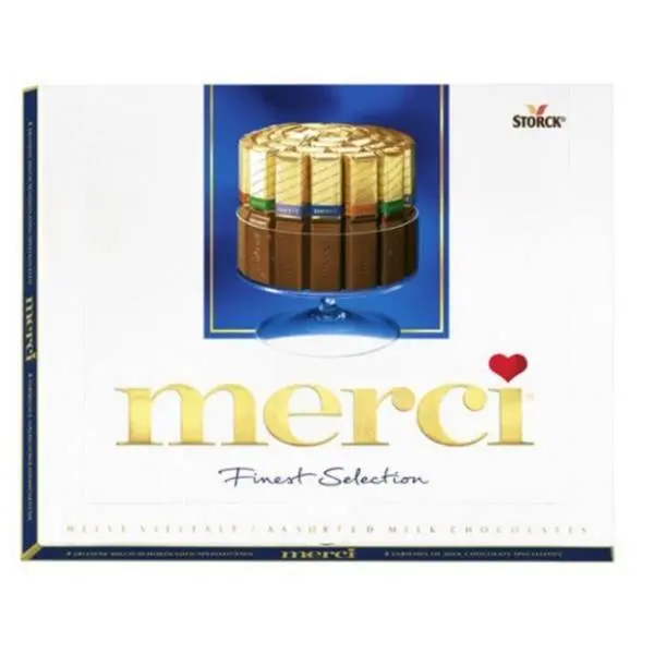 Bombonjere MERCI mlečna 250g 0