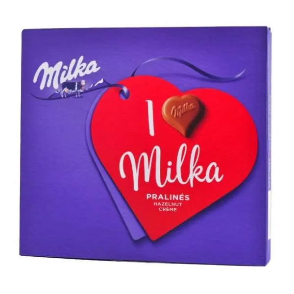 Bombonjere MILKA I Love Milka nut nougat 110g 0