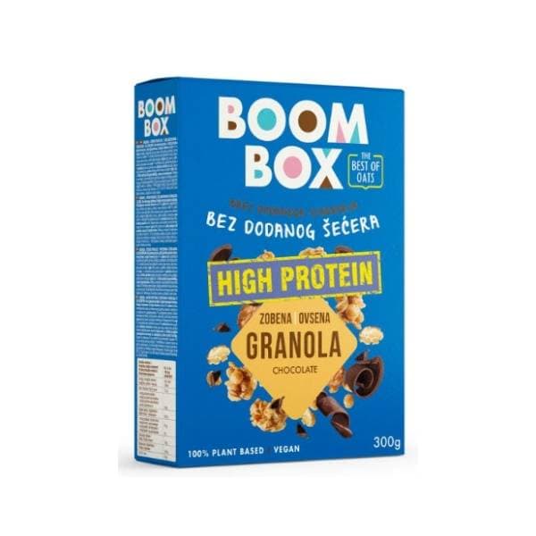 BOOM BOX ovsena granola proteinska čokolada 300g 0
