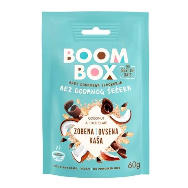 BOOM BOX ovsena kaša kokos čokolada 60g 0
