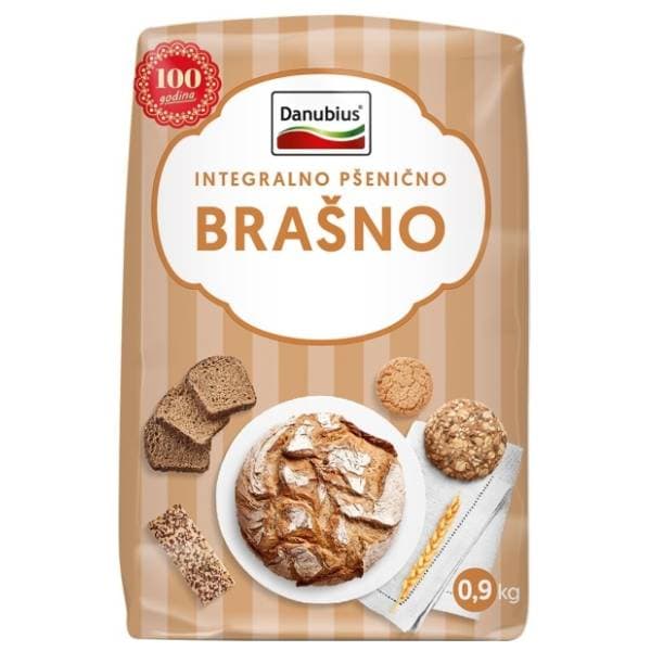 Brašno DANUBIUS za integralni hleb 900g 0