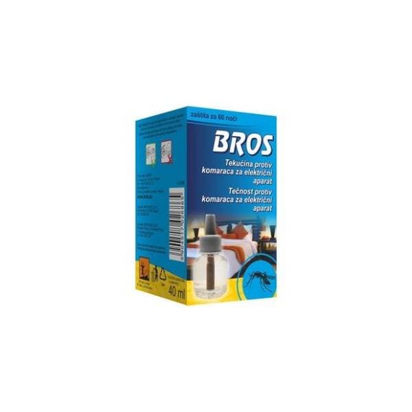 BROS tečnost za električni aparat protiv komaraca 1kom 0