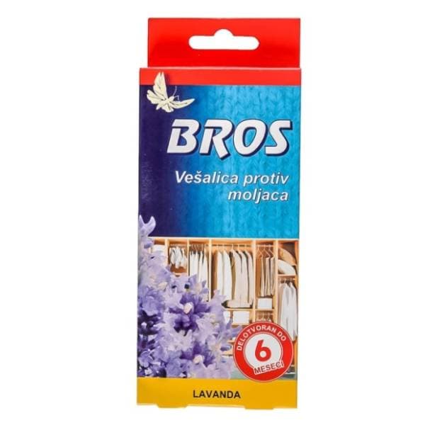 BROS vešalica protiv moljaca sa mirisom lavande 1kom 0