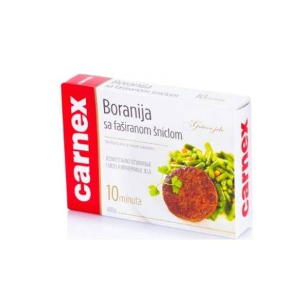 CARNEX Faširana šnicla sa boranijom 400g 0