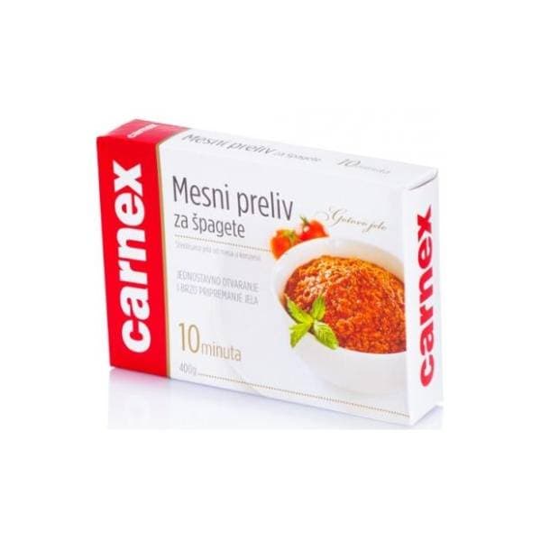 CARNEX Mesni preliv za špagete 400g 0